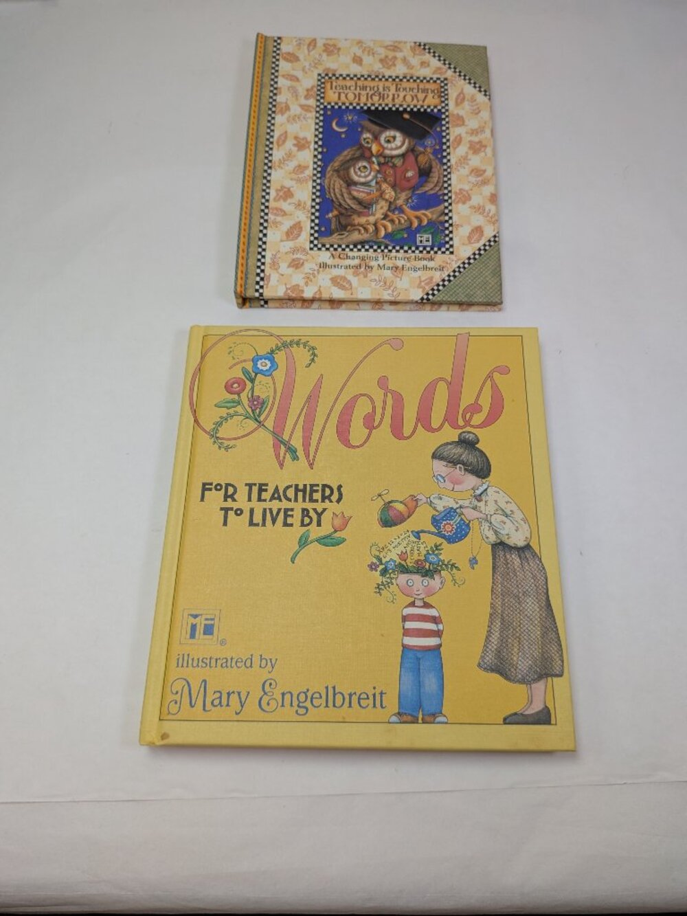 Mary Engelbreit Teacher Hardback 2 Books Teaching Is Touching Tomorrow Pop Up